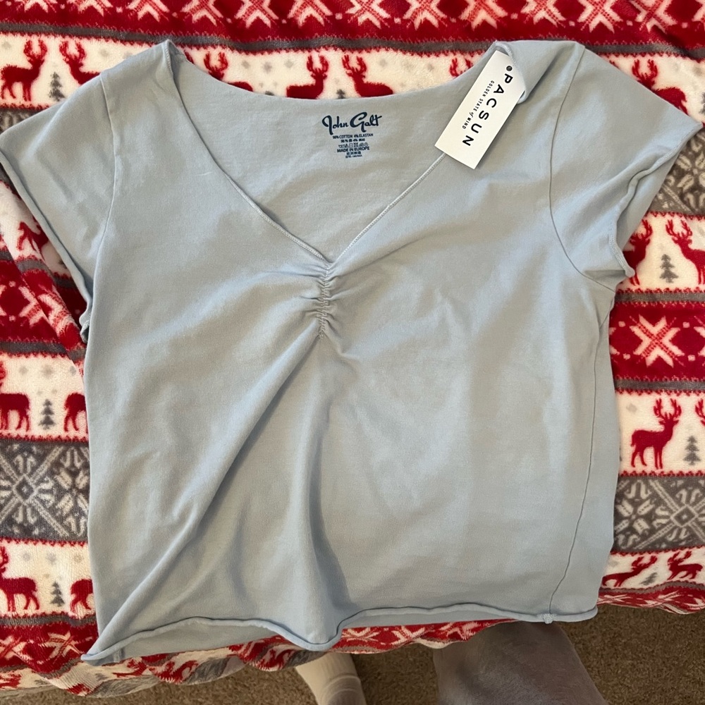 Brand new blue brandy Melville top